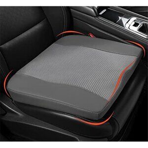 Car Seat Cushion Memory Foam Comfort Pillow Driving Sciatica Back Pain Relief
